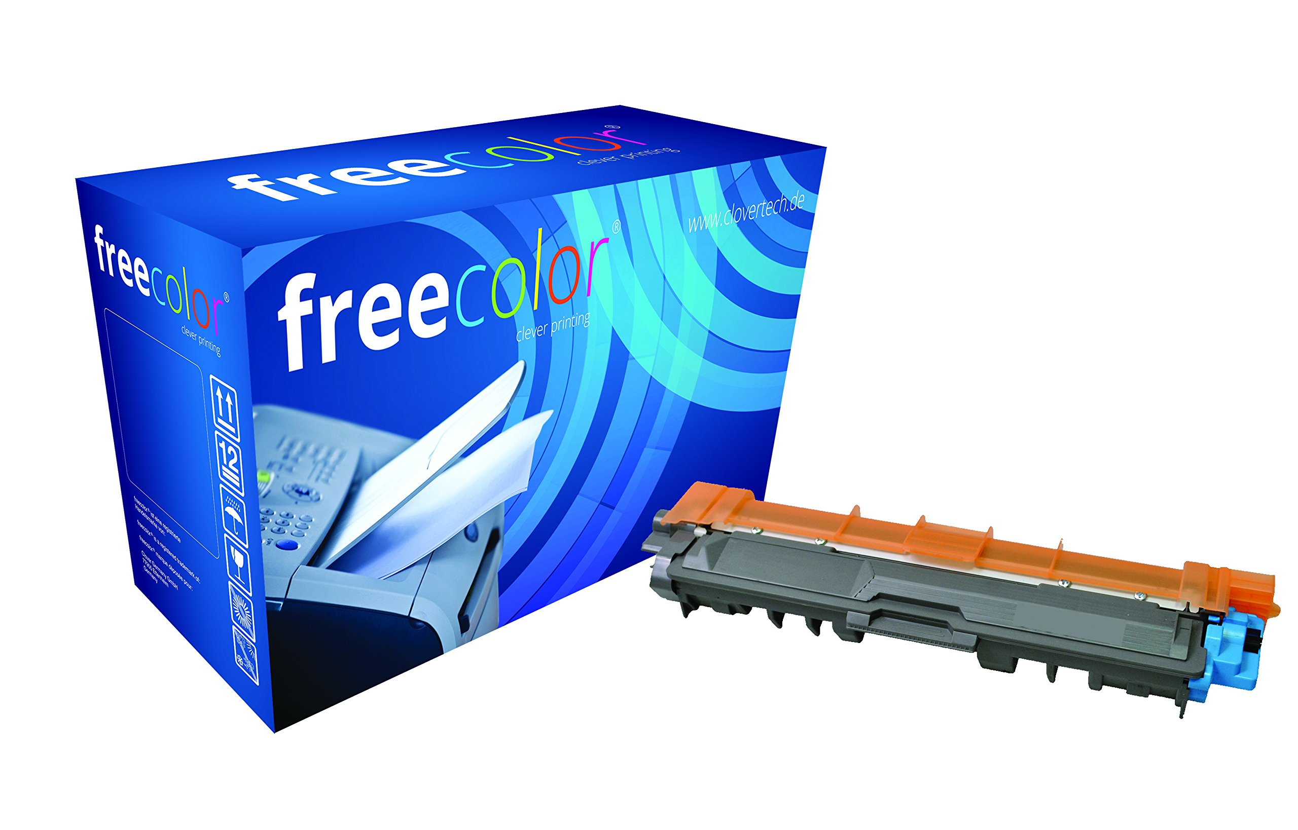 FREECOLOR Toner TN241C Cyan 1400 Seiten Fuer Brother DCP-9020 HL-3140 HL-3150 HL-3170 MFC-9140 MFC-9330 MFC-9340