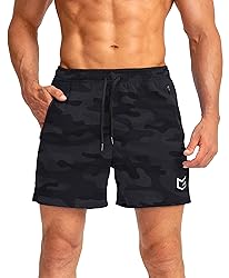 G Gradual Men's Running Shorts with Zipper Pockets