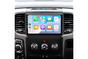 TWAHH 5G-WiFi6 Manual(4Ram+64Rom)(1201Mbps) Upgrade Car Radio Stereo Bluetooth5.4 Navigation for Dodge Ram 2013-2019 1500 2500 3500,Carplay Android Auto Mirroring Airplay SWC 1080P