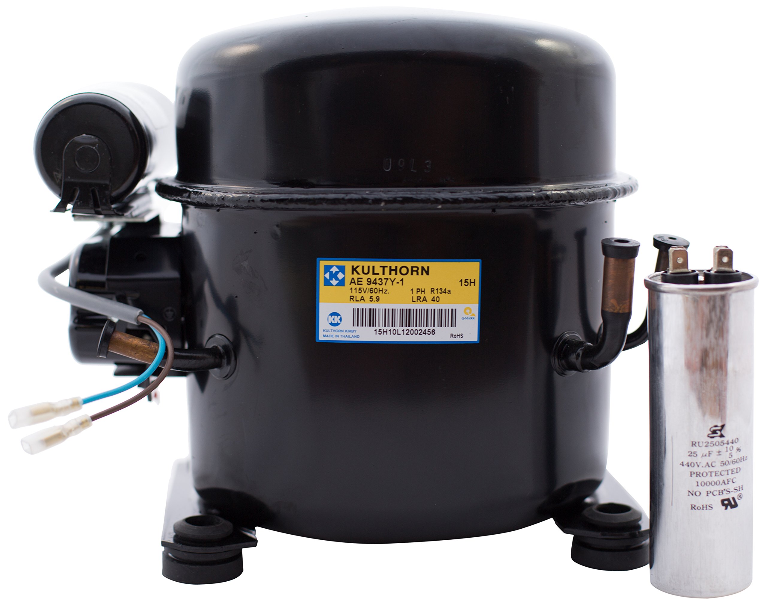 Kulthorn AE 9437Y1 Refrigeration Compressor, Small, Black Buy Online