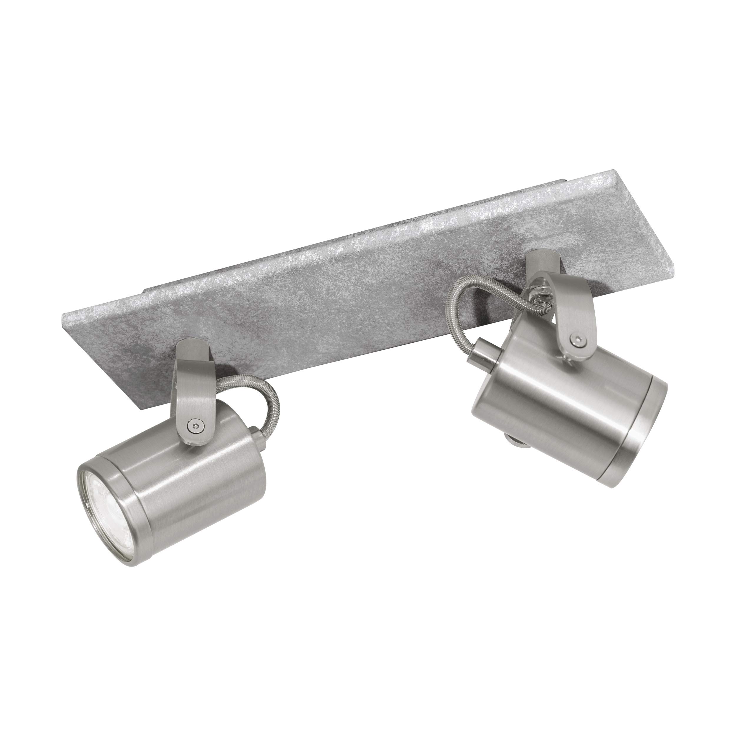EGLO PRACETA Spotlight Steel 3.3 W Grey Matte Nickel — image 1