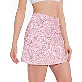 M MOTEEPI Tennis Skirts for Women High Waisted Golf Skort Skirt with Pockets 16" Tummy Control Skorts for Woman Dressy Casual