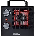 Dr. Infrared Heater DR-838 Family Red Ceramic Space Heater with Adjustable Thermostat