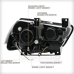 VLAND Multicolor Headlights Assembly Fit for Dodge
