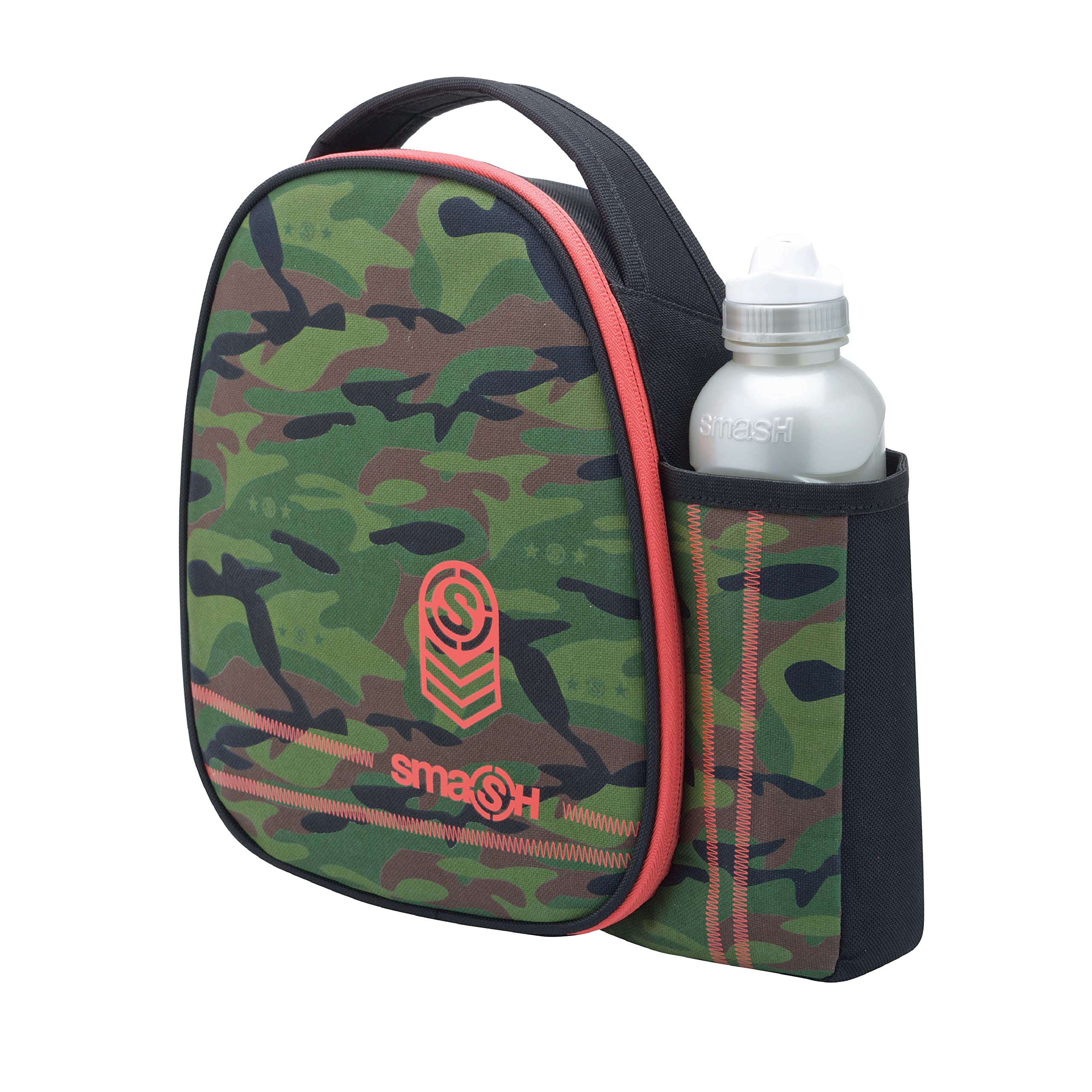SMASH Camo Insulated Lunch Bag and Bottle 500ml