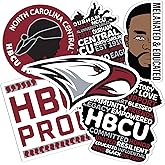 Desert Cactus North Carolina Central University Sticker NCCU Eagles Sticker Vinyl Decals Laptop Water Bottle Car Scrapbook (T2 HBCU-D)