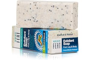 Neat Feat Kiwifruit and Walnut Foot Scrub Soap, 5.2 Fl. oz.