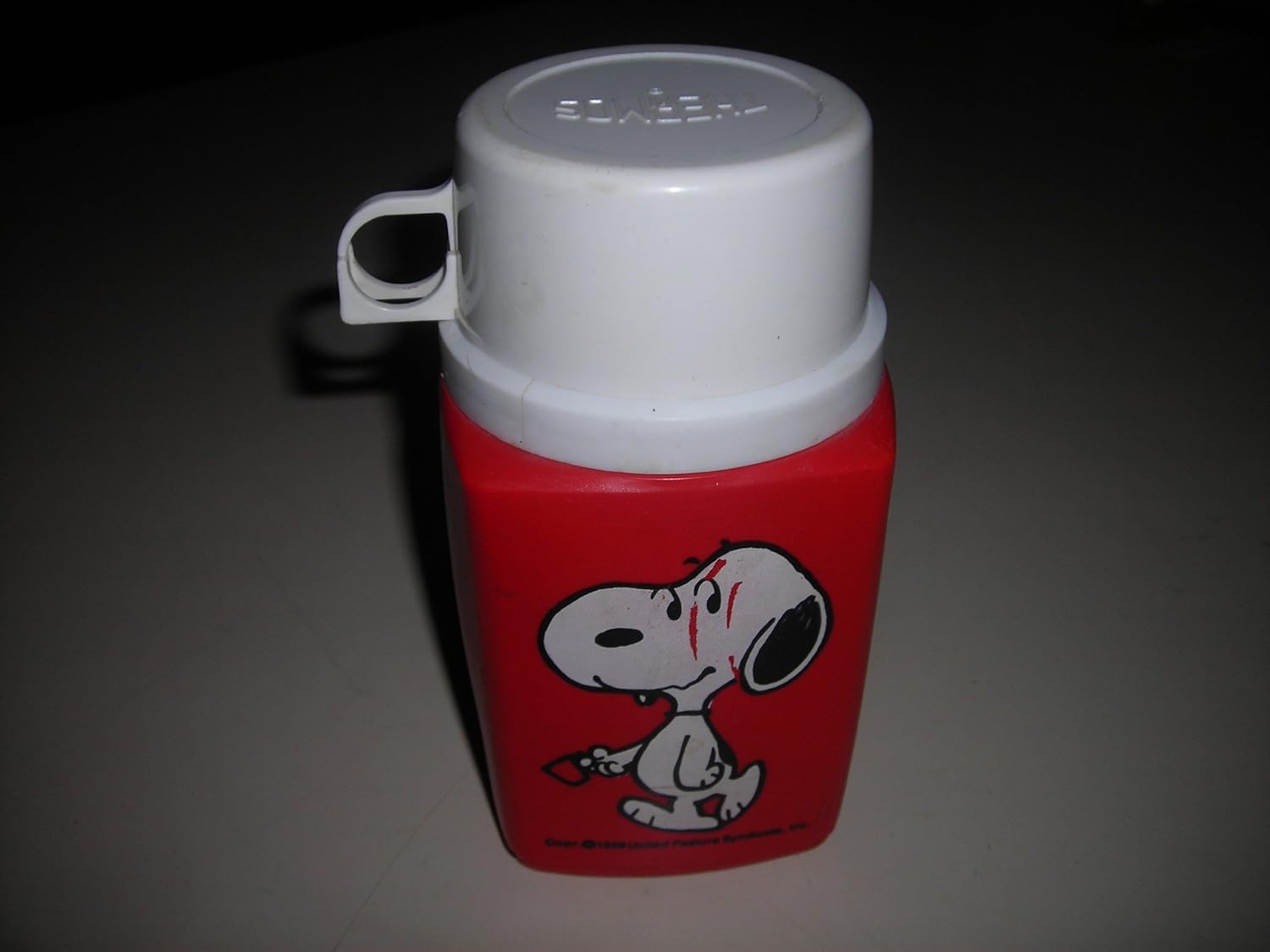 thermos with cup top