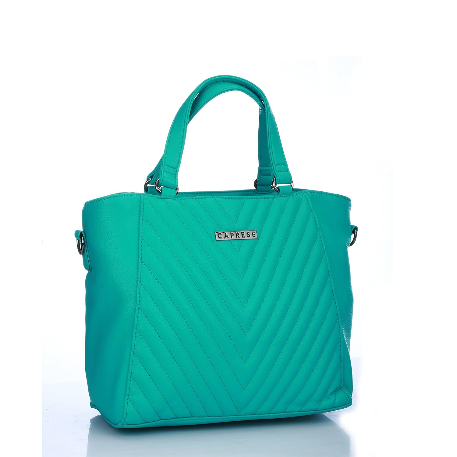 caprese women's satchel (aqua)