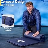 Trail Outdoor Leisure Self-Inflating Camping Mat with Pillow Blue 186x53x2.5cm view 6
