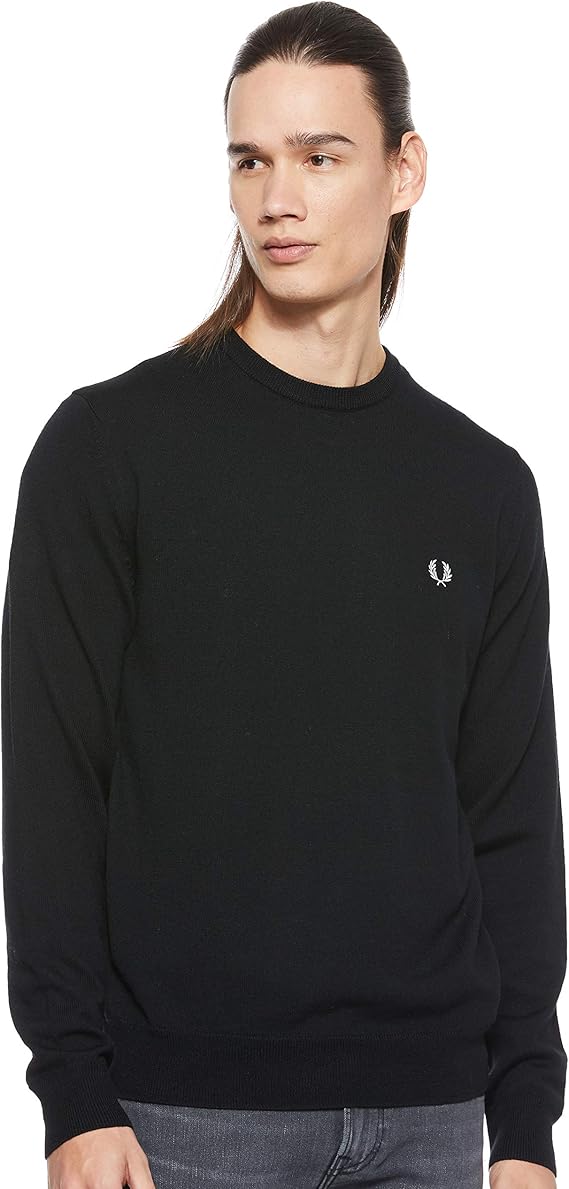 Fred Perry 弗莱德·派瑞 男式美利奴羊毛衫 XS码2.7折$52.23 海淘转运到手约￥412