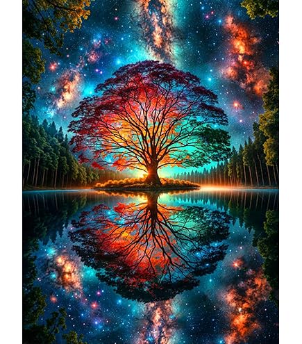Axquilon 3-Pack Tarot Paint By Numbers Kit For Adults – 12x16 Inch Canvas, Easy DIY Art For Home Decor