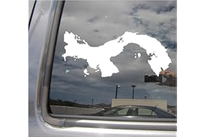 RIGHT NOW DECALS Panama Country - PA Panama City Central America - Cars Trucks Moped Helmet Hard Hat Auto Automotive Craft Laptop Vinyl Decal Store Window Wall Sticker 07230 C