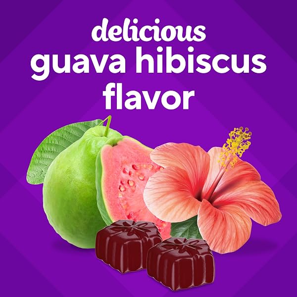 VITAFUSION IRON GUMMY VITAMIN SUPPLEMENT, SUPPORTS RED BLOOD CELL PRODUCTION*, GUAVA HIBISCUS FLAVOR, 30 SERVINGS, 60 COUNT