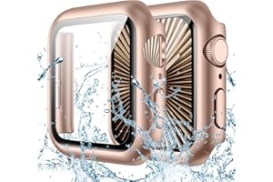 Goton Waterproof Case Compatible for Apple Watch Series 11/10 Screen Protector 42mm, Hard Bumper with Tempered Glass for iWatch 11 Cover 42 mm