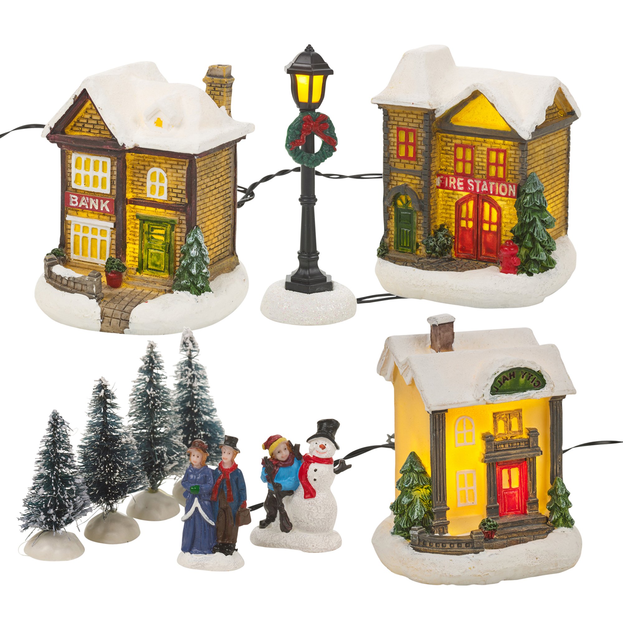 URBN-TOYS Christmas Winter Village With LED Light Up [255744]