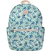 Disney's Stitch All-Over Print Adult 16.5" Nylon Adult Travel Backpack