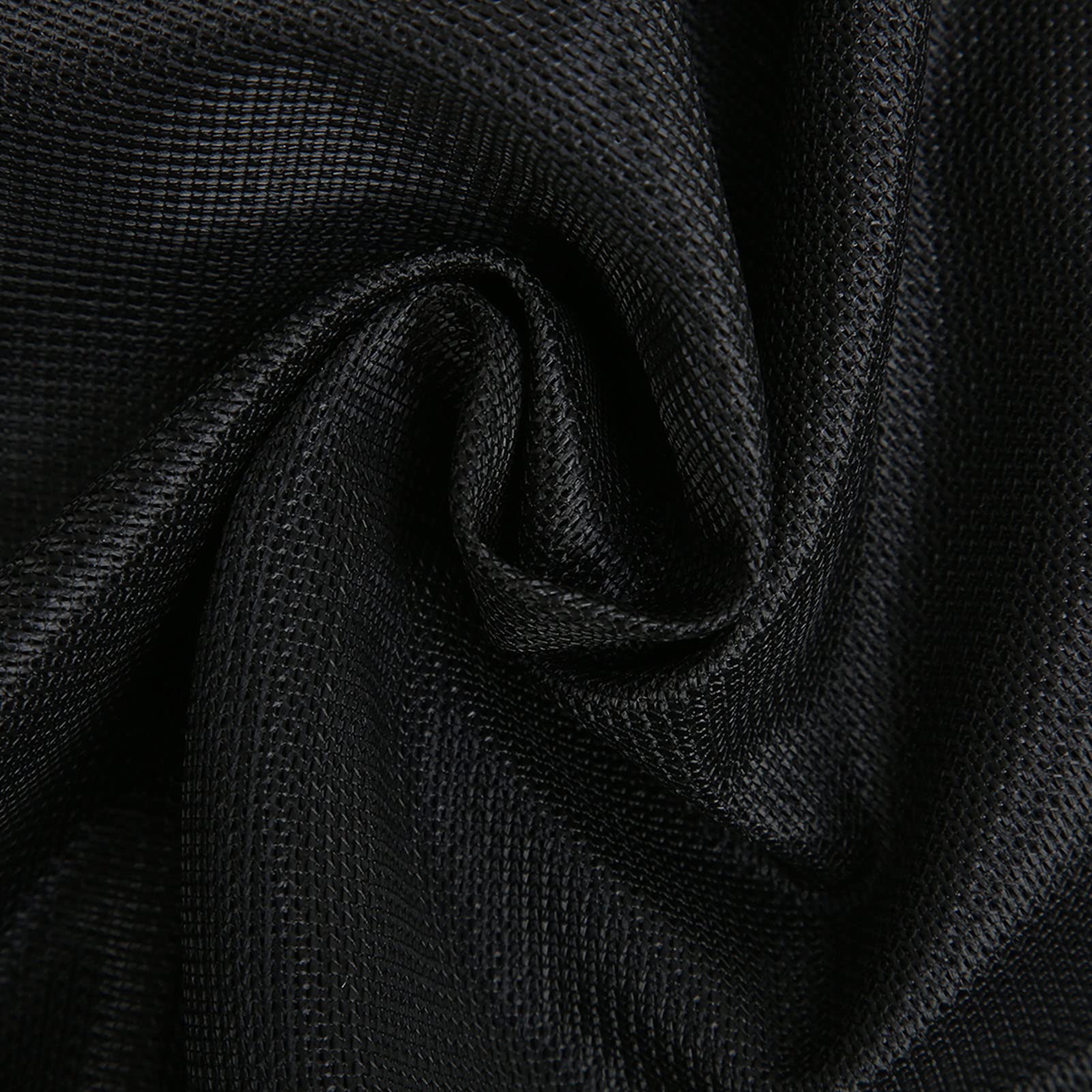 Annadue Speaker Grill Cloth,140 x 91cm Speaker Fabric Breathable Speaker Mesh Cloth,Waterproof Dustproof Protective Cover for Home Speakers,Stage Speakers(black)