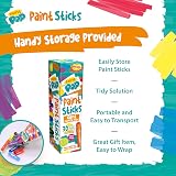 Paint Pop Paint Sticks 30 Pack Assorted Colours & Storage Tube Kids view 7