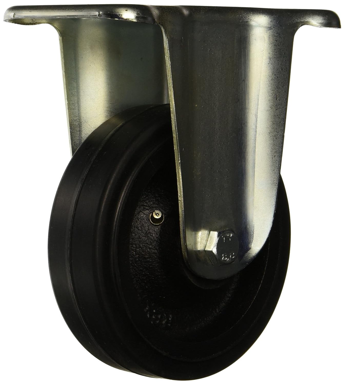Revvo Caster TF5 150 RU15 6" Diameter Rubber Wheel Plate Caster, 7