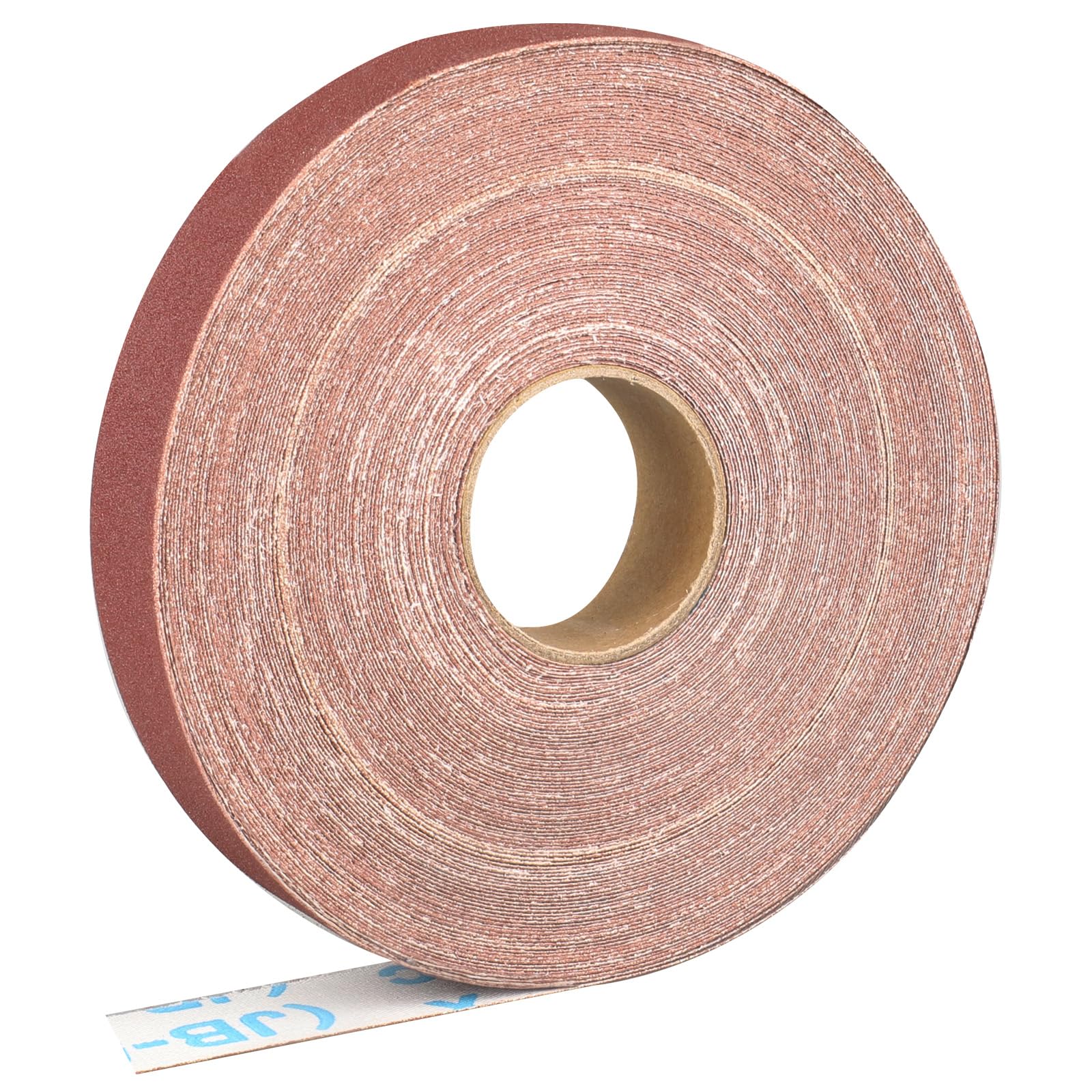 Shineboc sandpaper roll 2.5cmx25m 180 grit aluminum oxide sandpaper, suitable for sanding, wood, furniture finishing, stainless steel and automotive body processing