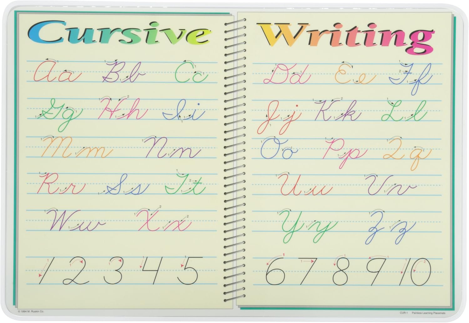 PAINLESS LEARNING PLACEMATSCursive WritingPlacemat Amazon.ca Home