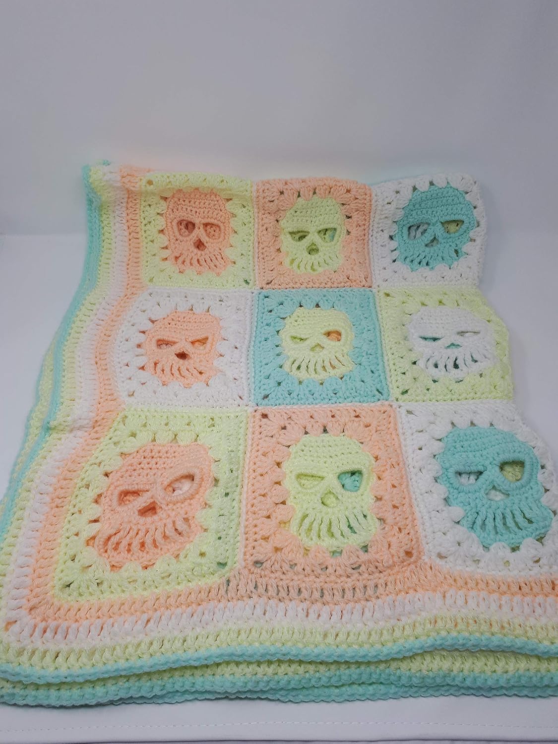 skull baby blanket