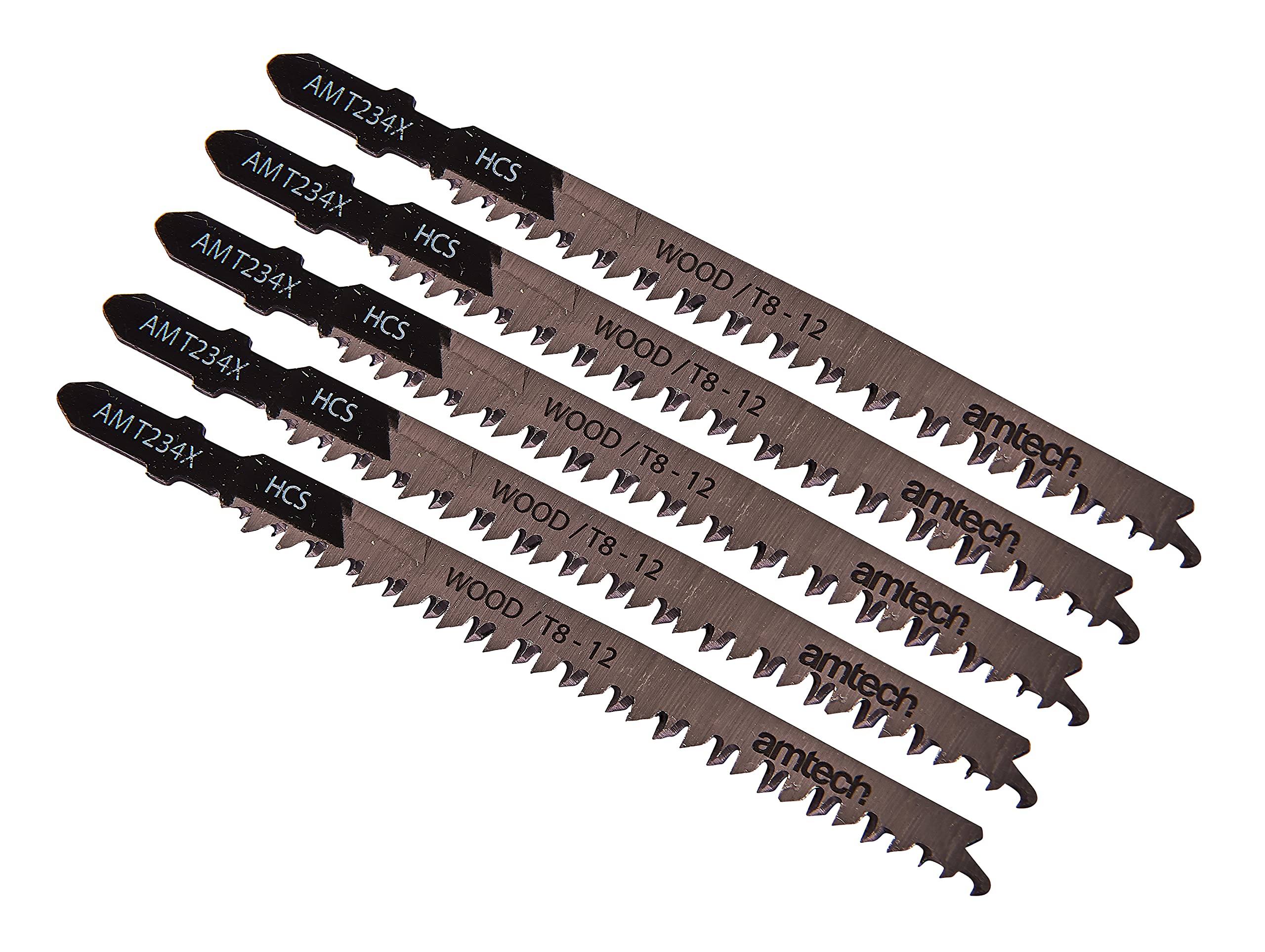 Amtech M1602 5 Piece wood jigsaw blade set (AMT234 X)