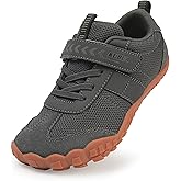 KUBUA Boys Girls Sneakers Kids Barefoot Shoes Comfort Anti-Slip Walking Shoes for Indoor Outdoor Toddler Little Big Kid