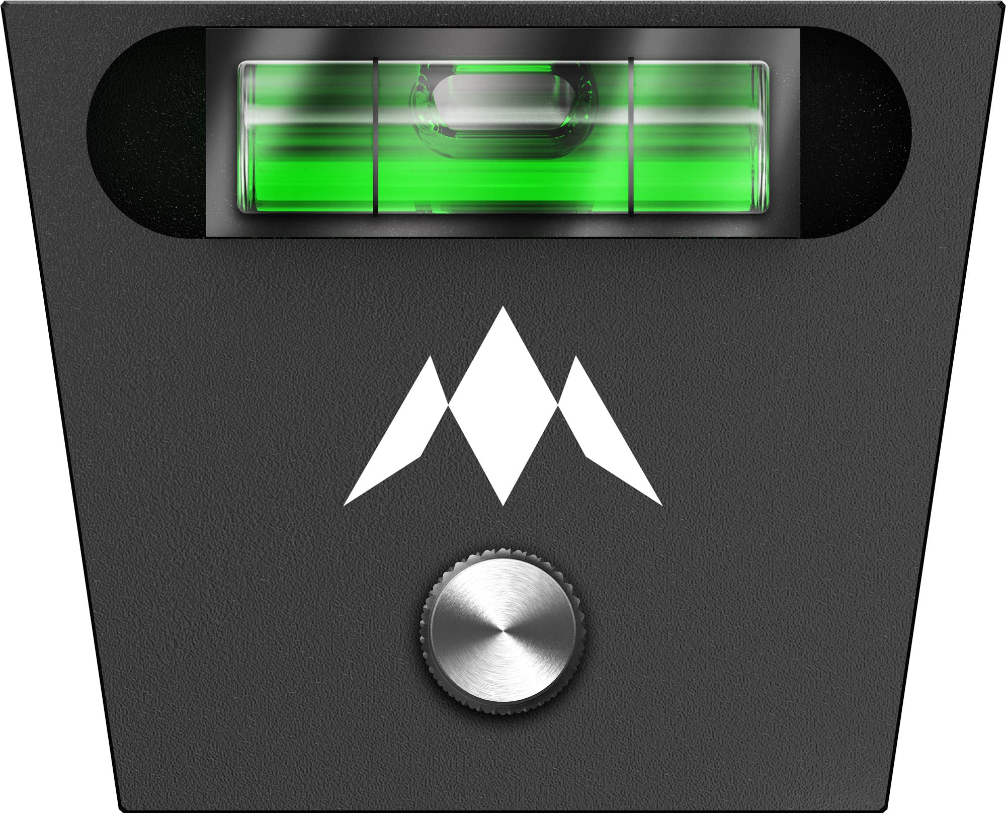 Mission Darts Leveller Pro | Precision Machined Aluminium Dartboard Spirit Level with Fixing Pin (BX277)