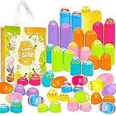 72Pcs 3.15'' Painted Jumbo Large Iridescent Easter Eggs for Kids Basket Bag Stuffers Fillers, Easter Hunt Game, Toys Filling Treats and Easter Theme Party Favor