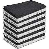 ZOYER 100% Cotton Kitchen Towels, 15x25 Inches, Set of 12, Dish Towels for Kitchen, Washable Dish Cloths, Soft Tea Towels, Su