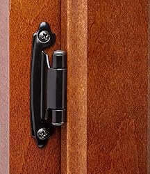 DecoBasics 3/8" Inset Cabinet Hinges Black
