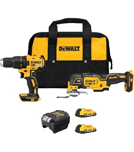 Kit Combiné DEWALT DCK240C2 – 2 Outils, 20V Max, Batteries 1,3 Ah – Neuf, Garanti