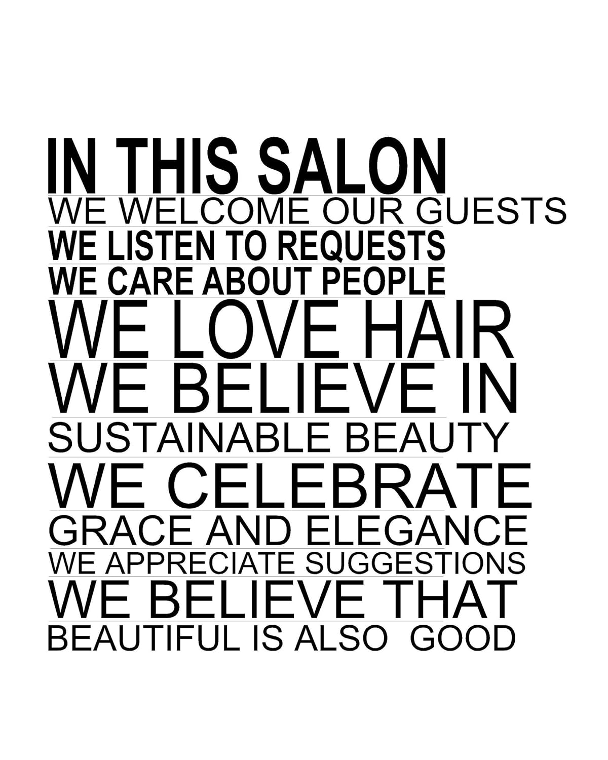 Buy Kaahego Vinyl Wall Sticker Thisissalon Wall Window Decal