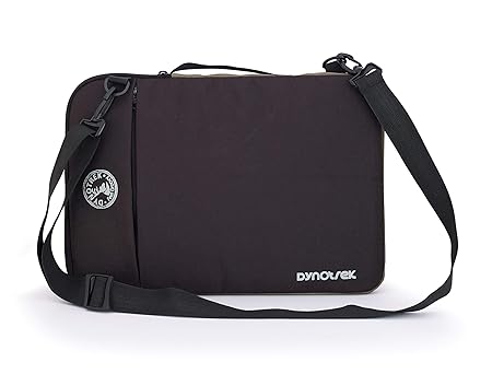 Dynotrek Tricera 15.6 Inch Black Laptop Messenger Bag