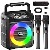 Karaoke Machine for Adults - Portable Bluetooth