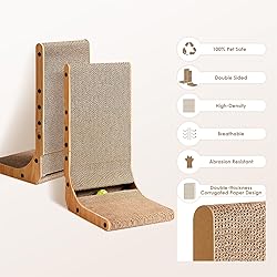 EHEYCIGA Cardboard Cat Scratcher for Indoor