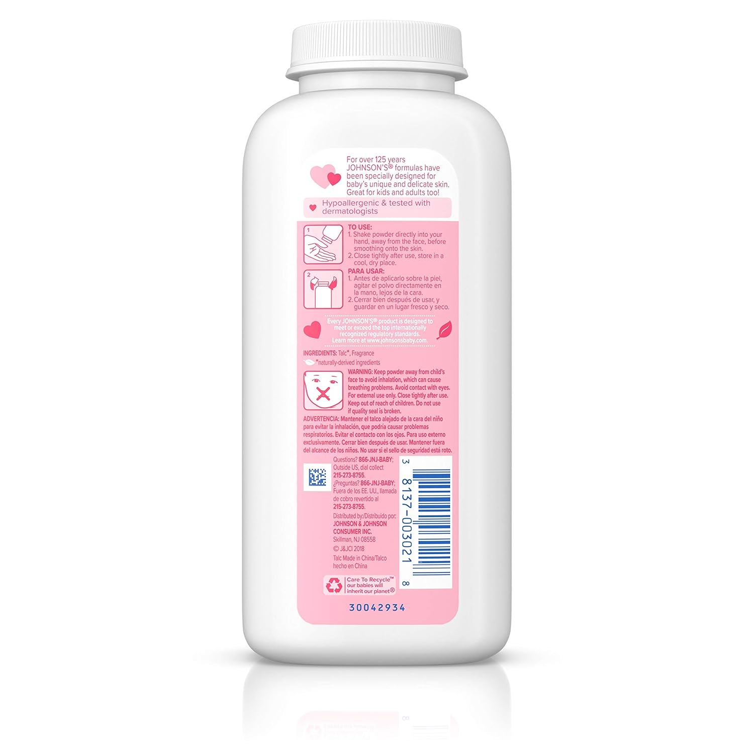 johnson's baby powder 9 oz