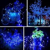 Ligarko Solar String Lights Outdoor 4 Pack 120LED 14M 8 Modes Blue view 2