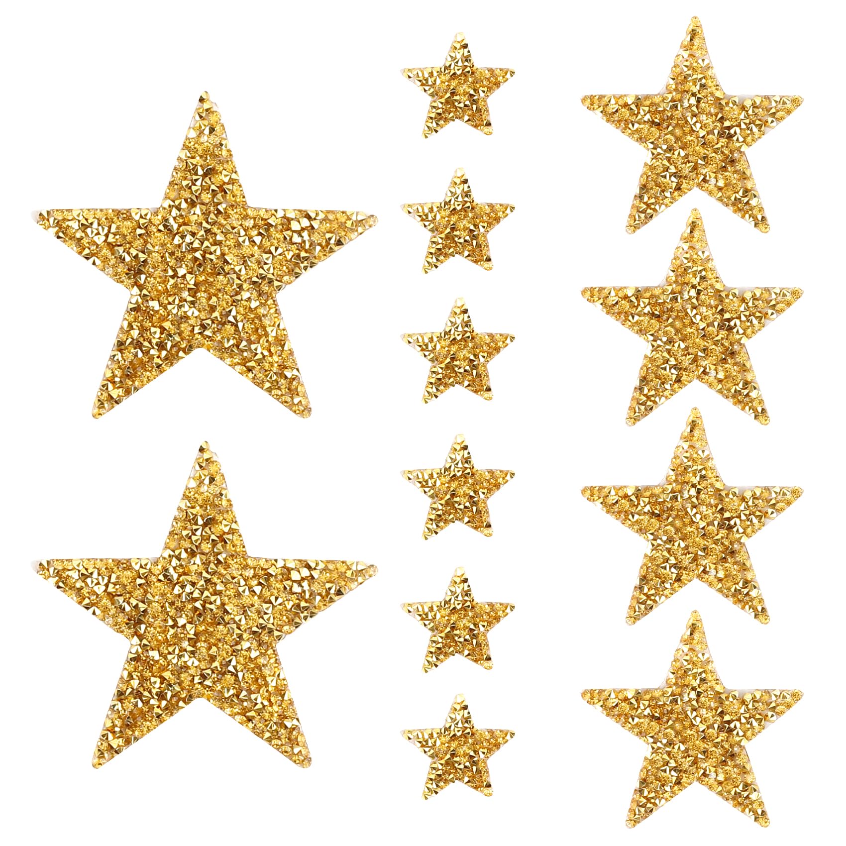 View 1 of 12Pcs Star Iron on Patches,Star Patches,Iron on Stars,Gold Iron on Patches,Star Rhinestones,Star Patches Iron on,Iron on Star Patches,Star Patches for Clothes,Rhinestone Applique,Sequin Star Patches