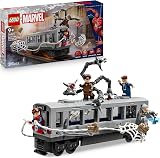 LEGO Marvel Spider-Man vs Doc Ock Subway Train Scene view 1