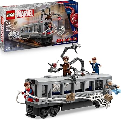 LEGO Marvel Spider-Man vs Doc Ock Subway Train Scene