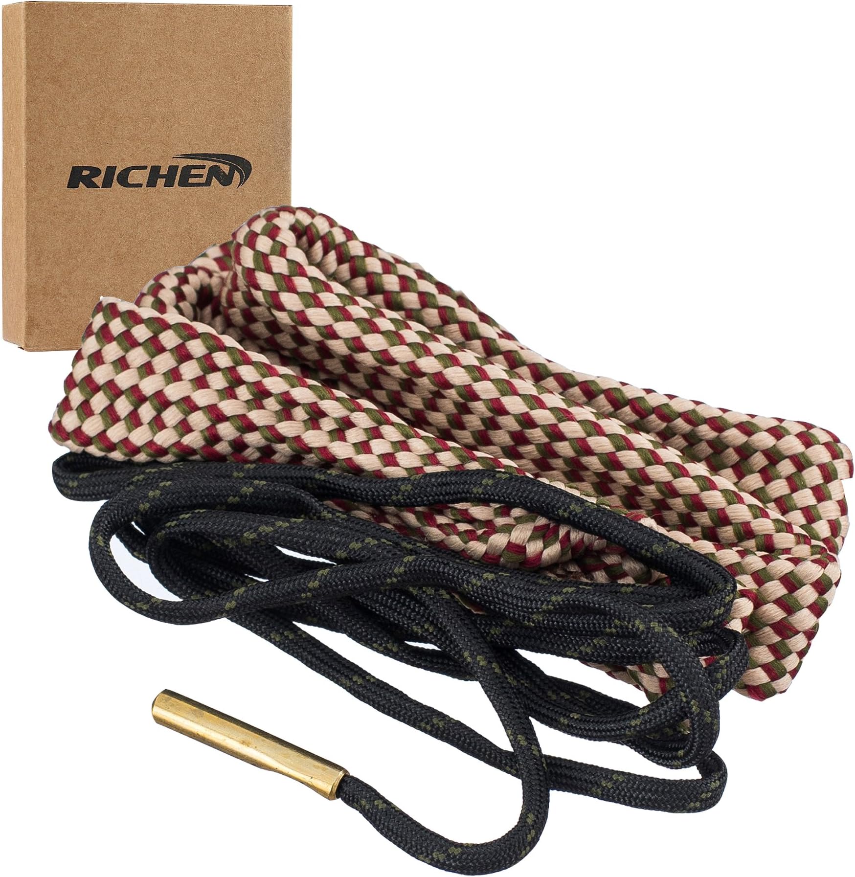 RICHEN Boresnake Gun Cleaning,Gun Barrel Cleaner,Gun Bore Cleaner for Rifle/Pisto/Shotgun(G08:.270 Cal .280 .284 & 7mm)