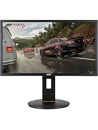 Acer Gaming Monitor 24" XFA240 bmjdpr 1920 x 1080 144Hz Refresh Rate 1ms Response Time AMD FREESYNC Technology with Height, Pivot, Swivel & Tilt (Display Port, HDMI/MHL, DVI Port)