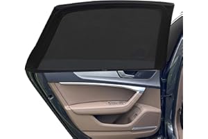 EcoNour Car Window Shade | 100% Protection from Bugs, UV and Car Mosquito Net for Camping | Breathable Mesh Baby Car Window C