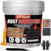 2-in-1 Rust Converter &amp; Metal Primer, 35 Floz Automotive Rust Remover Paint for Metal,UV Resistant Anti Rust Reformer&amp; Inhibitor, Long-Lasting Heat Resistance Coating,Industrial Grade Water Based