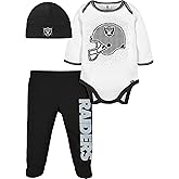 Gerber Unisex Baby NFL Team Footed Pant and Bodysuit Gift Set
