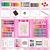 KINSPORY 290 PCS Art Set for Kids Deluxe Coloring Case Gift Teens Boys Girls view 2