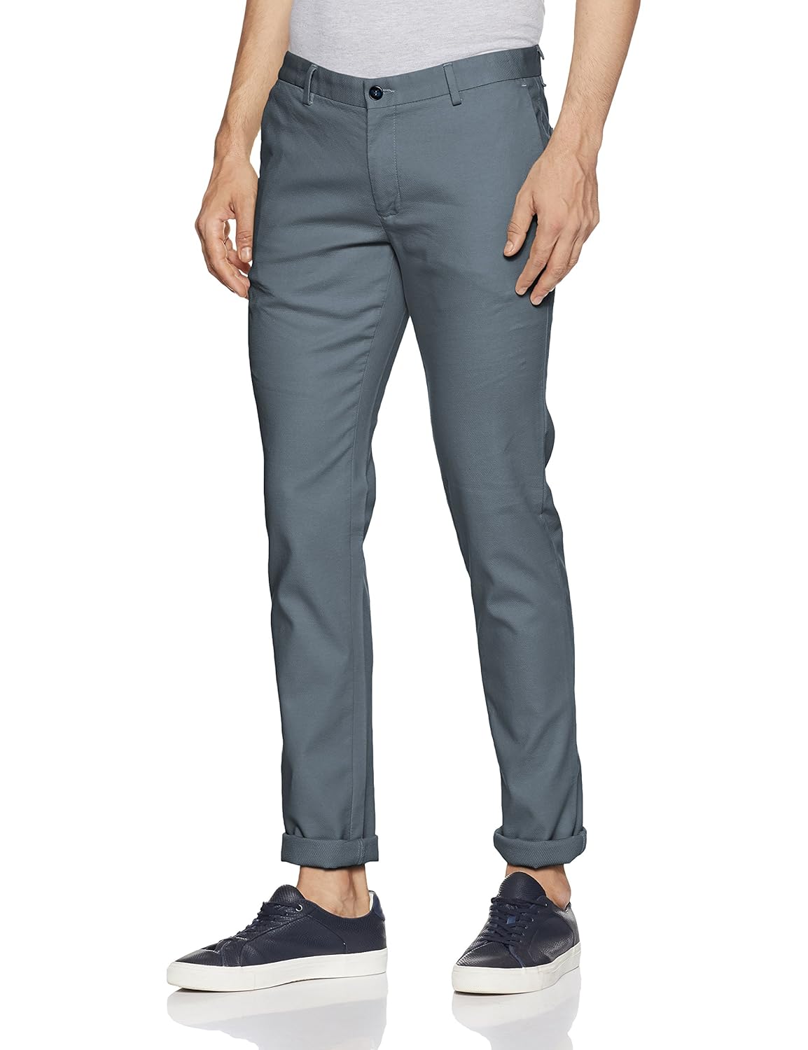 blackberrys men's slim fit casual trousers